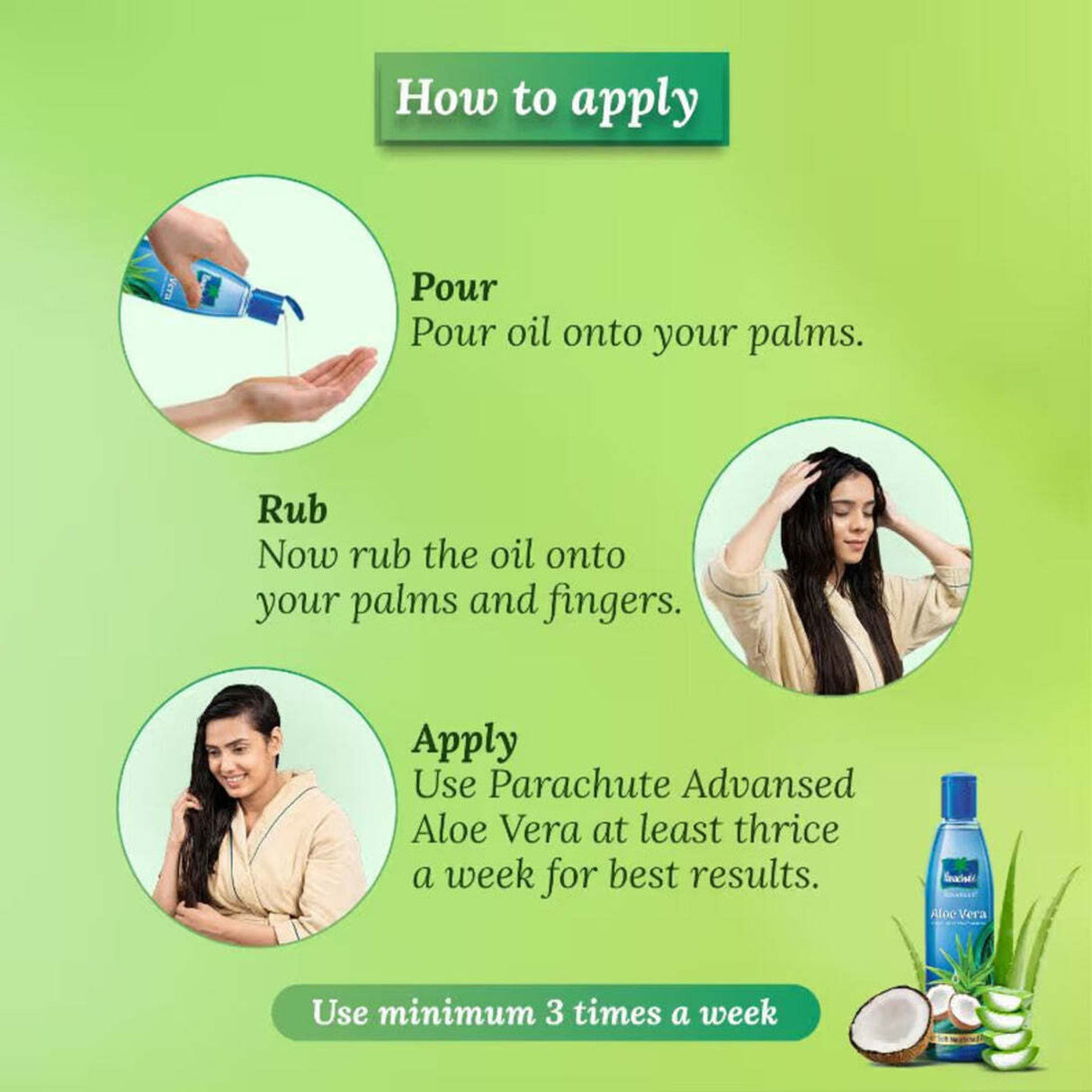 Parachute Aloe Vera Coconut Hair Oil 150ml