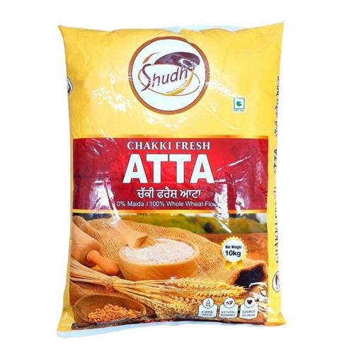 Shudh Buy 10kg Free 5kg Chakki Atta Wholemeal (Wheat Flour) 15kg