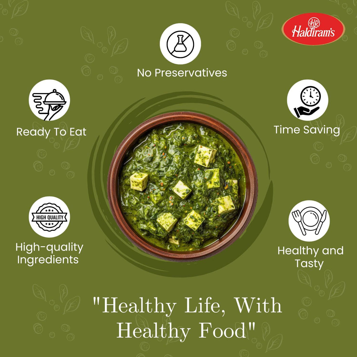 Haldiram's Palak Paneer 300g