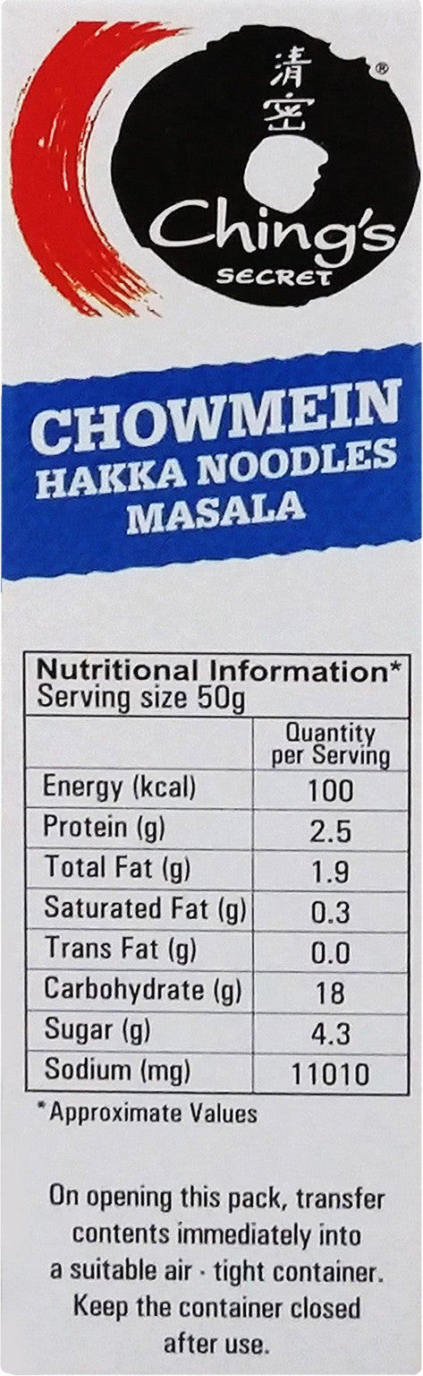 Ching's Chowmein Hakka Noodles Masala 50g