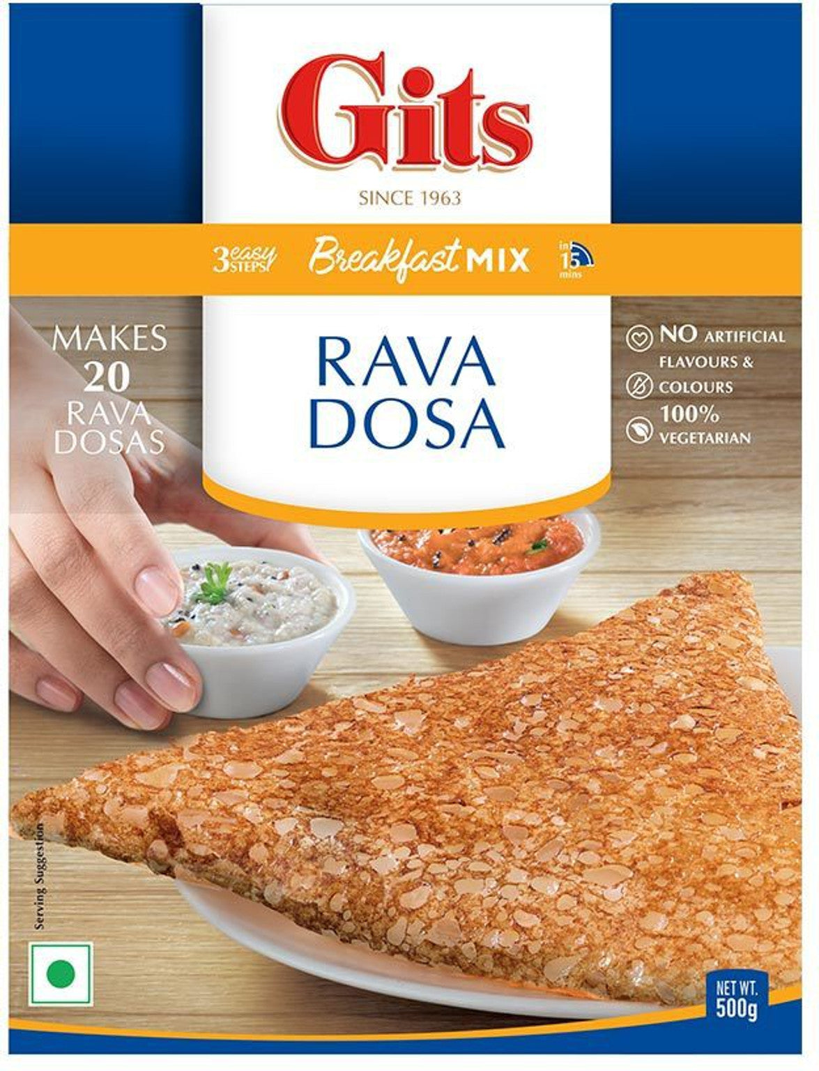 Gits Rava Dosai Mix 500g