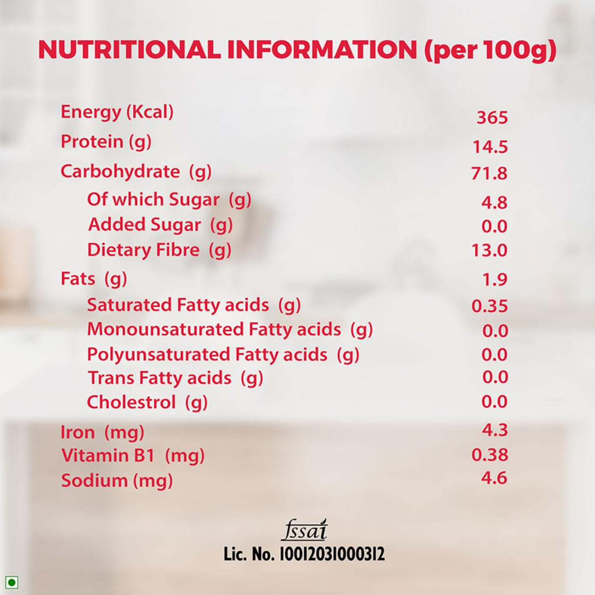 Aashirvaad Multigrain Atta (High Fibre Wheat Flour) 5kg