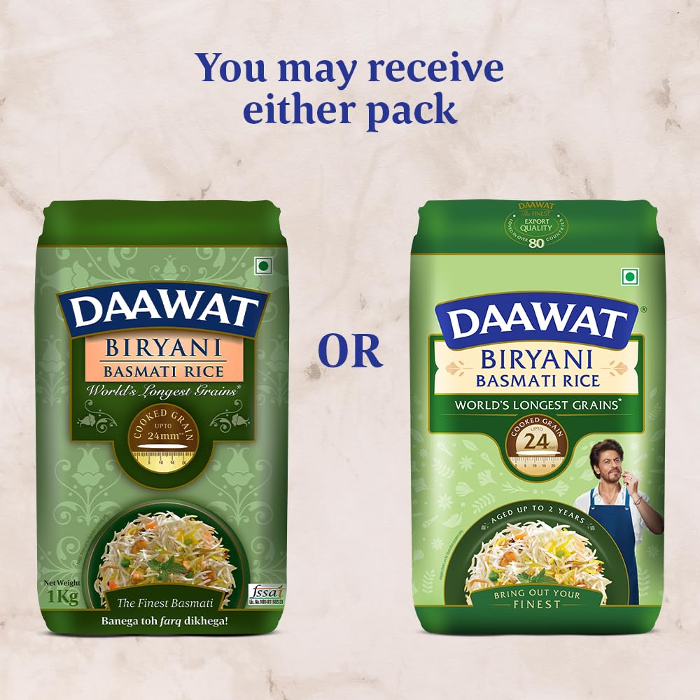 Daawat Biryani Basmati Rice 1kg