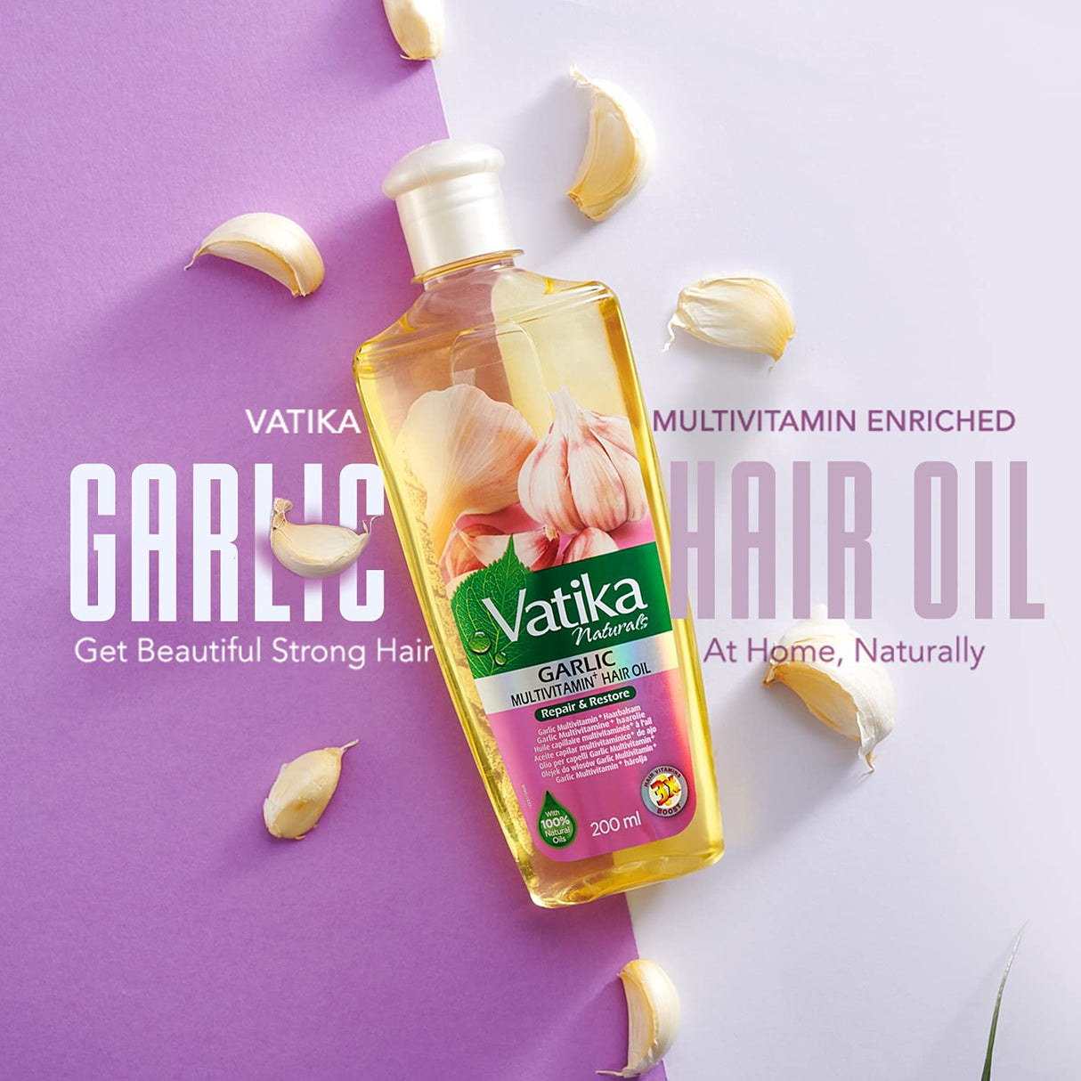 Vatika Garlic Hair Oil 200ml