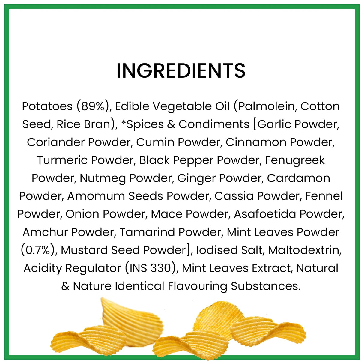 Haldiram Chips Pudina Treat 120gm