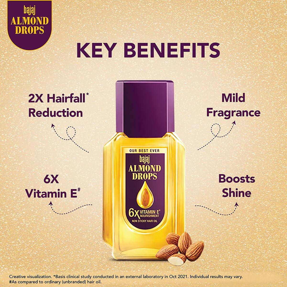 Bajaj Almond Oil Drops 185ml