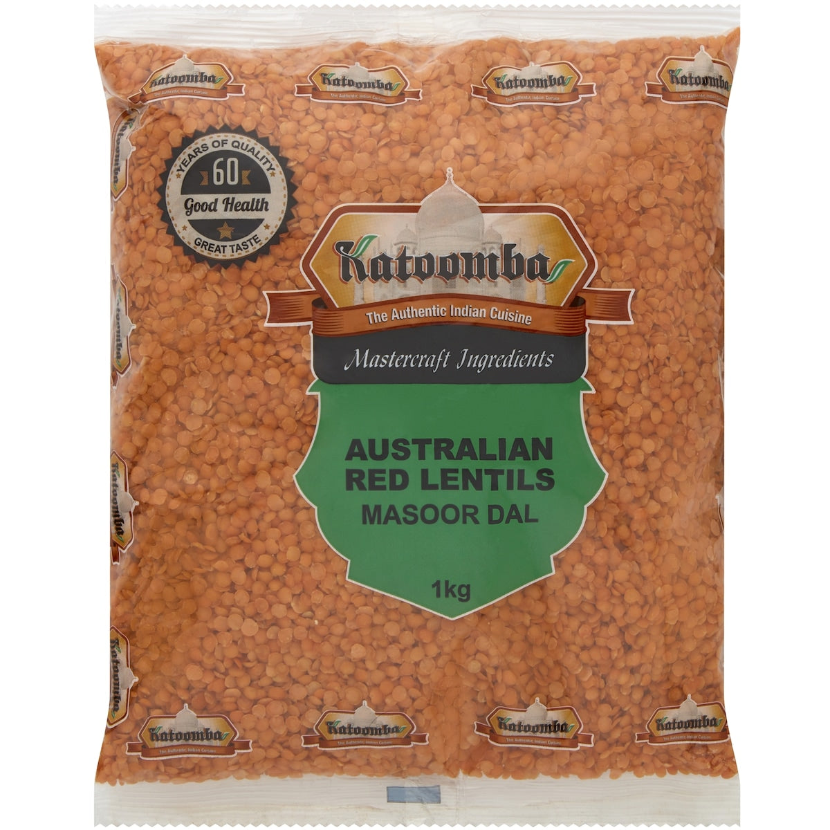 Katoomba Red Lentils Whole 1kg