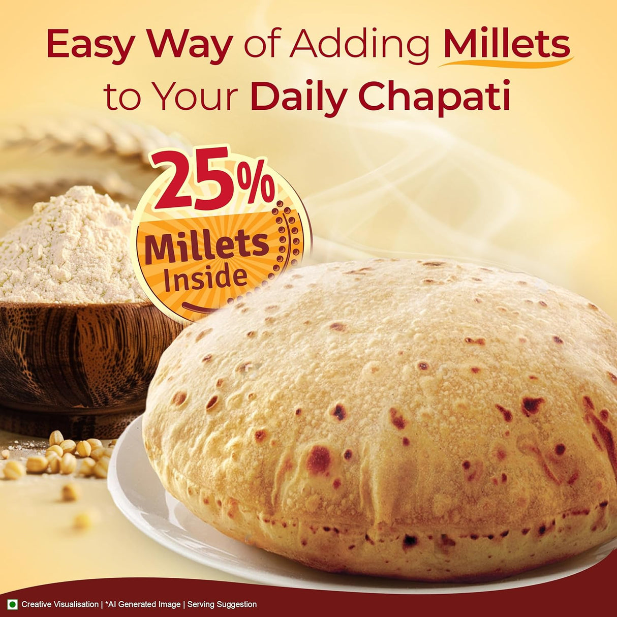 Aashirvaad Atta With Millets 2kg