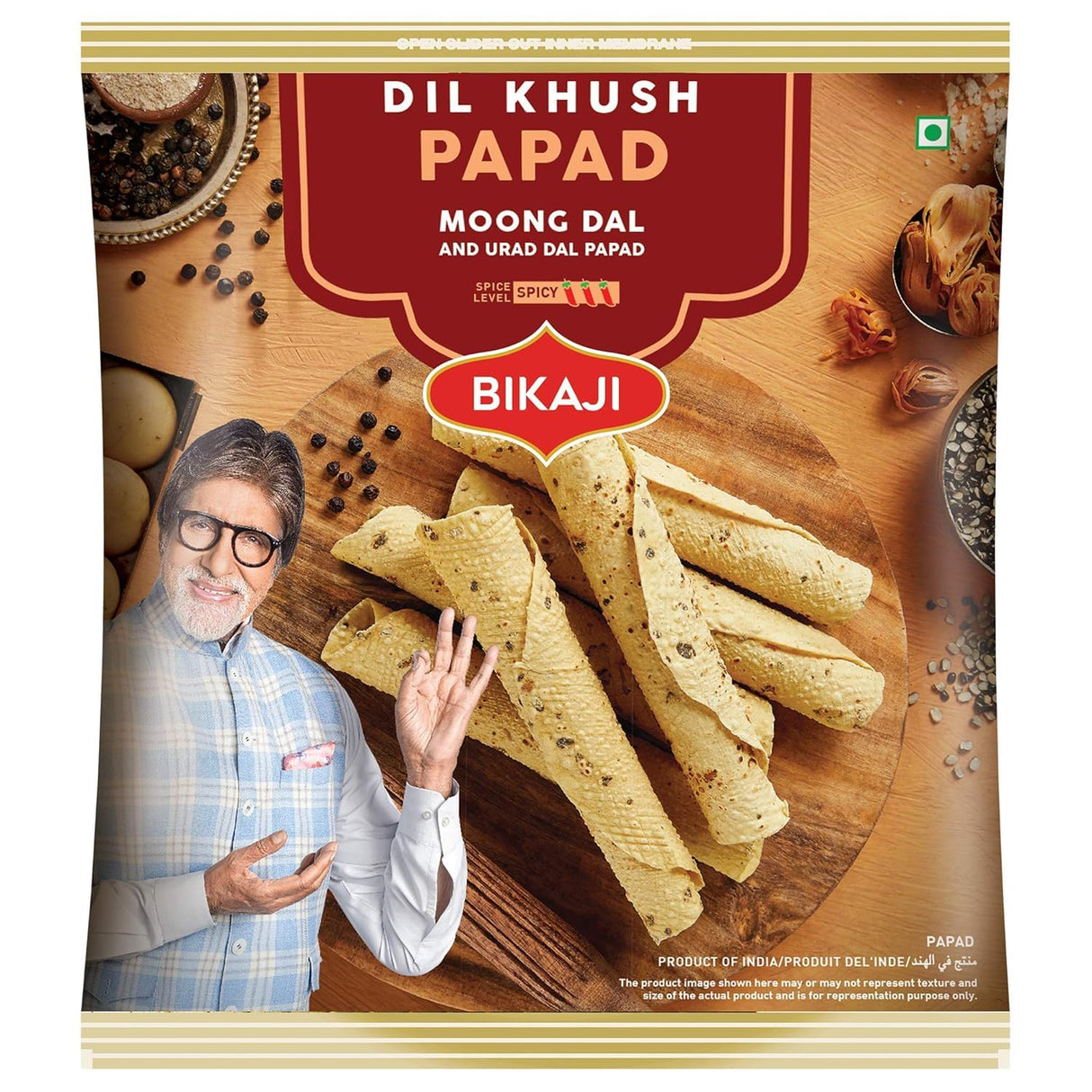 Bikaji Dil Khush Papad 250g