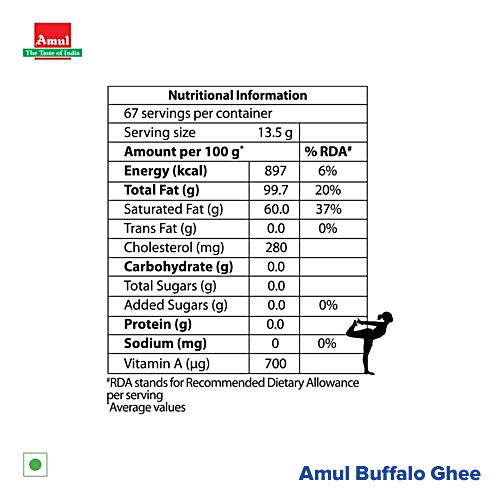 Amul Buffalo Desi Ghee 1 Litre