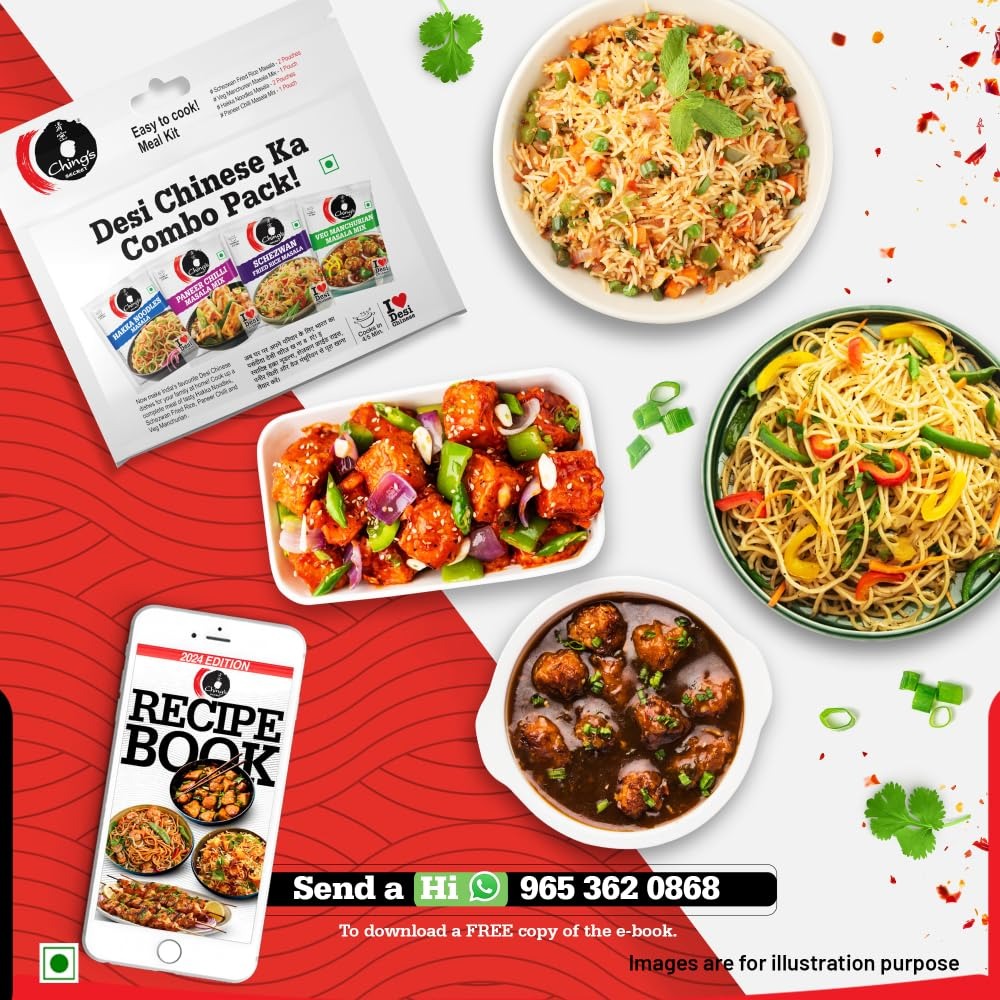 Chings Desi Chinese Combo Pack 120g