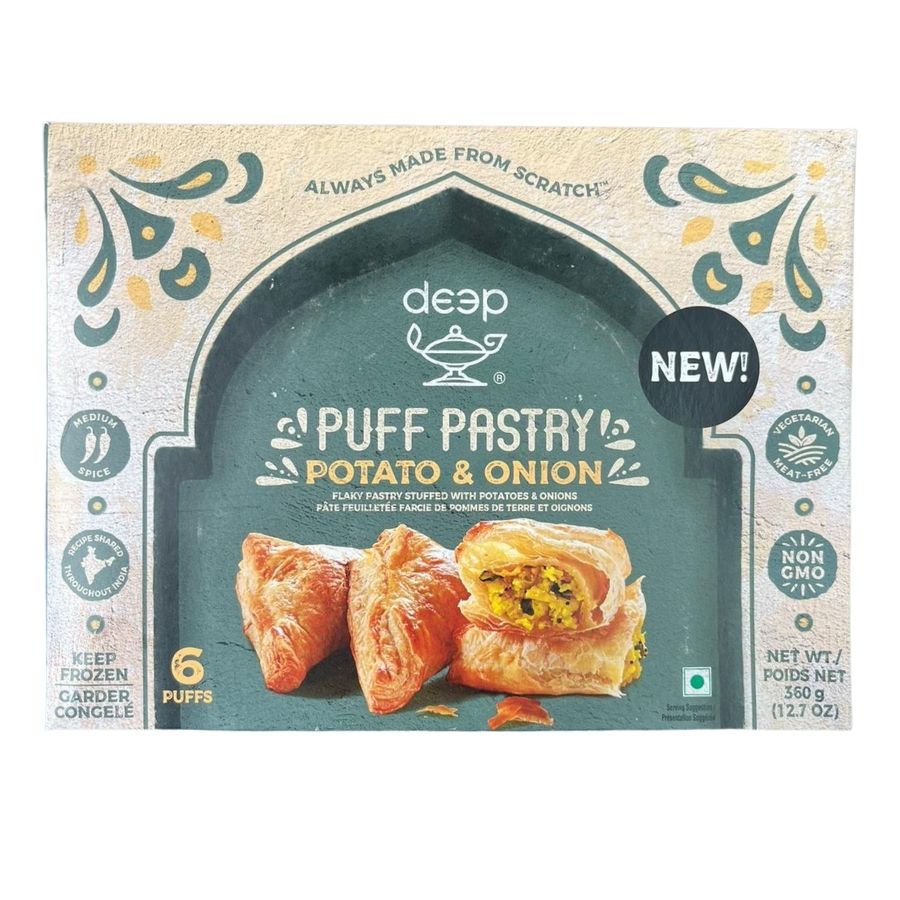 Deep Potato Onion Puff pastry 6pcs