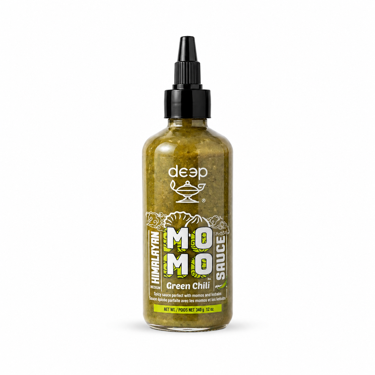 Deep Green Chilli Momo Sauce 340g