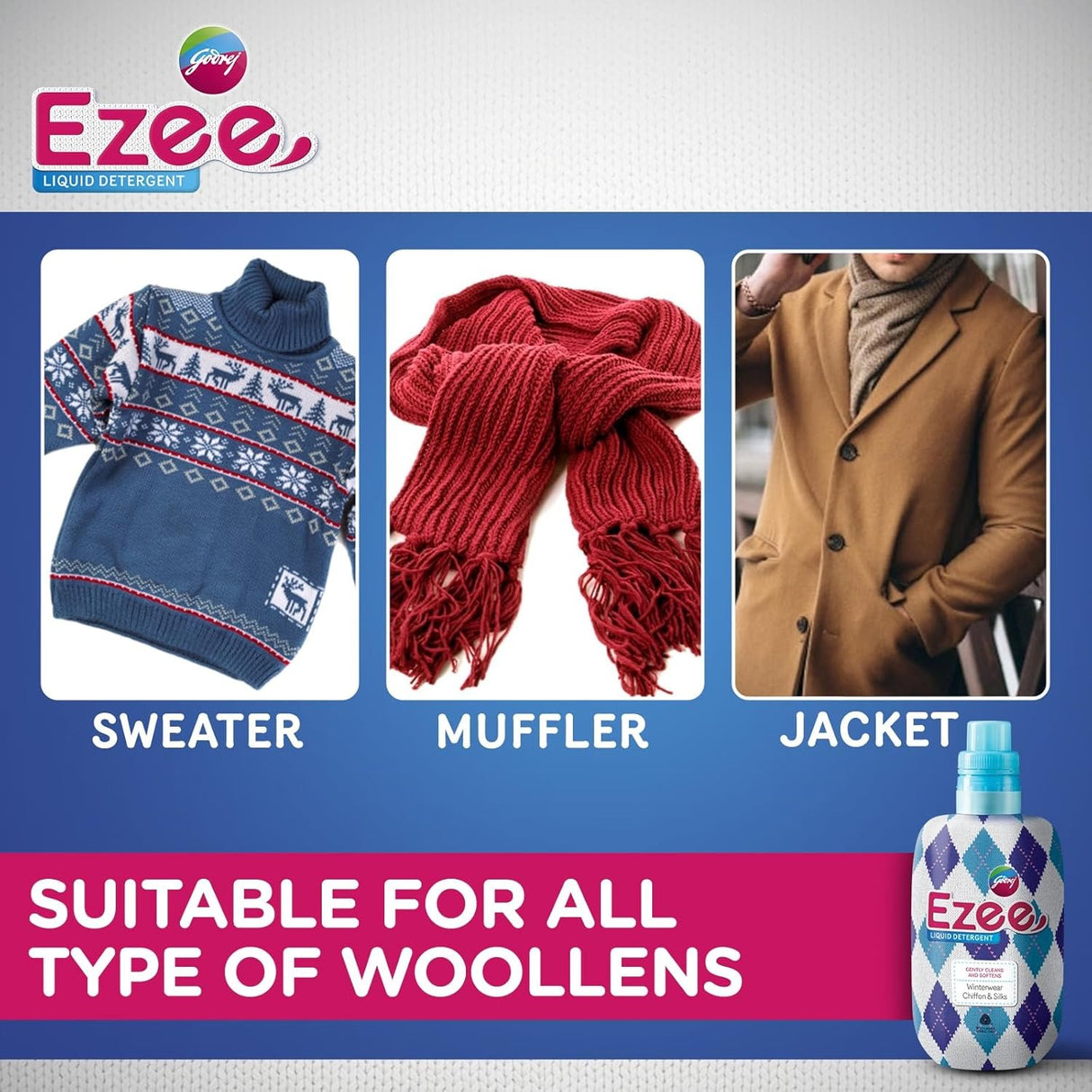 Ezee Liquid Detergent 500ml – Godrej