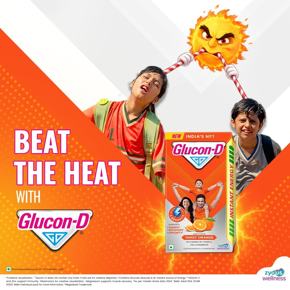 Glucon D Instant energy (Tangy Orange) 200g