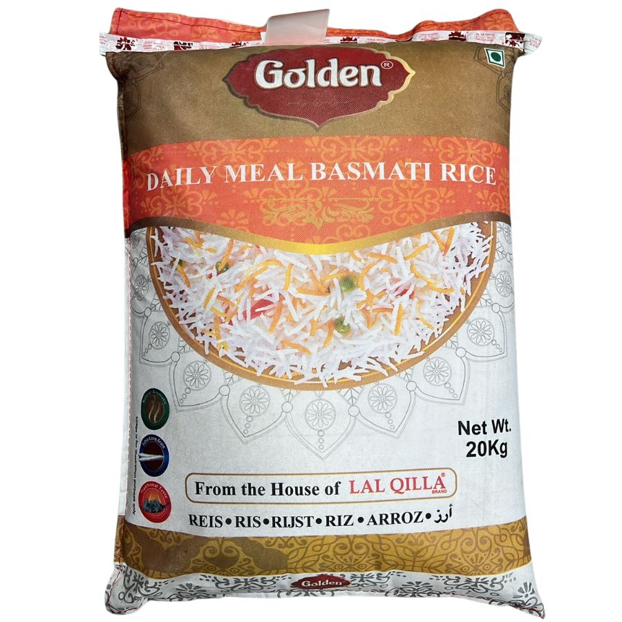 Lal Qilla Golden Daily Meal Basmati Rice 20kg