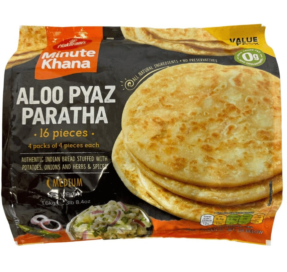 Haldiram's Aloo pyaz paratha (16pcs) 1.6kg