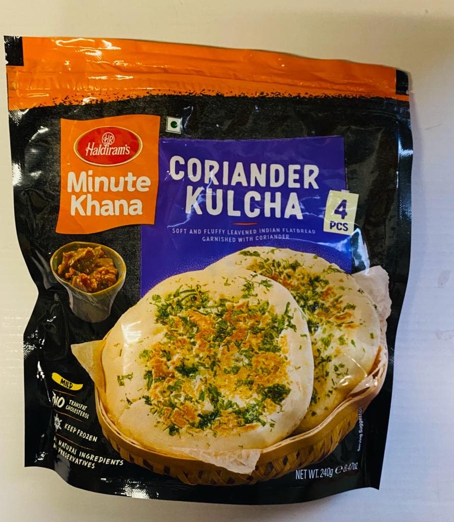Haldiram's Coriander Kulcha 4pcs