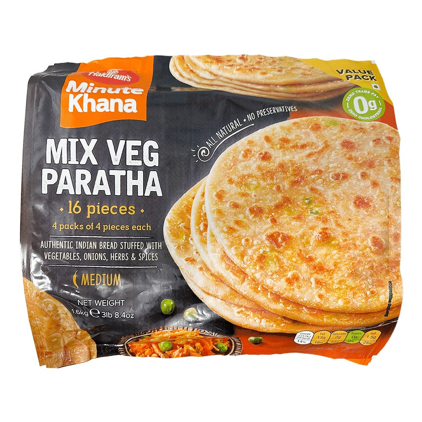 Haldiram's Mix Veg Paratha 16pcs