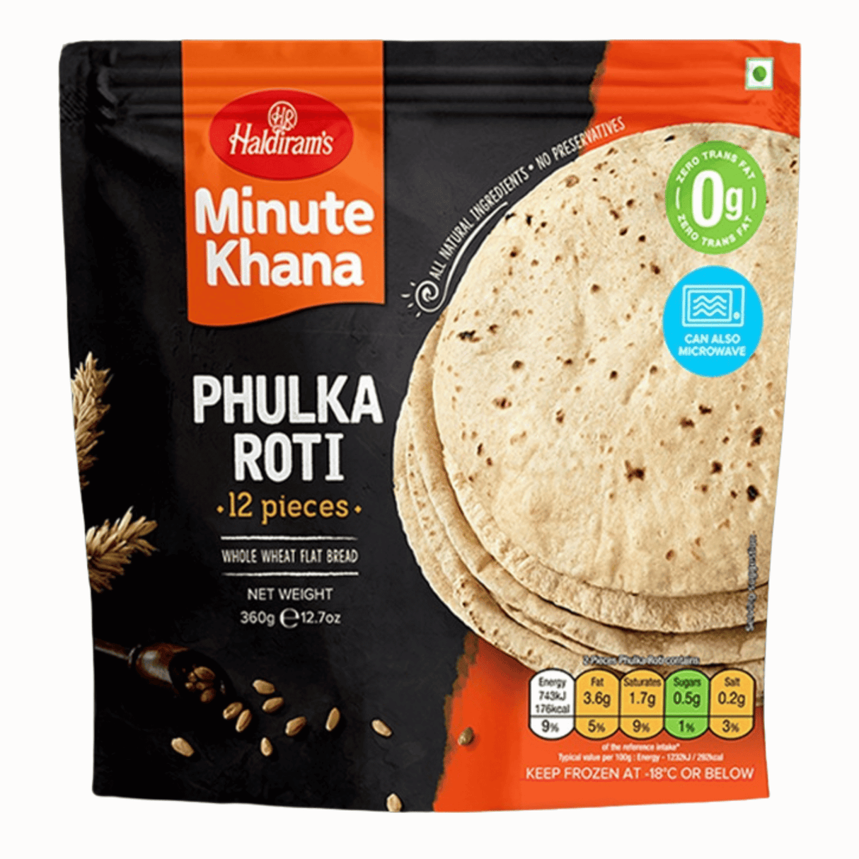 Haldiram's Phulka Roti 12pcs