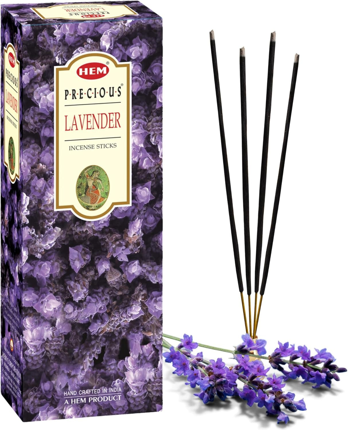 Hem Agarbati Precious Lavender (Incense Sticks) 10g