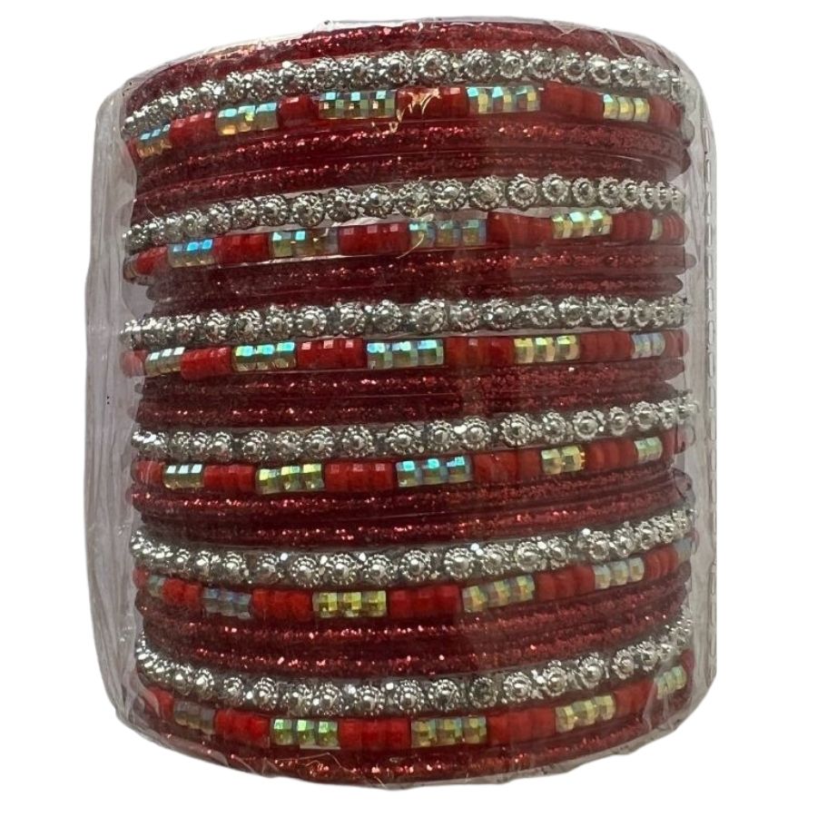 Indian Glass Bangles (Size 2.4") Design#1