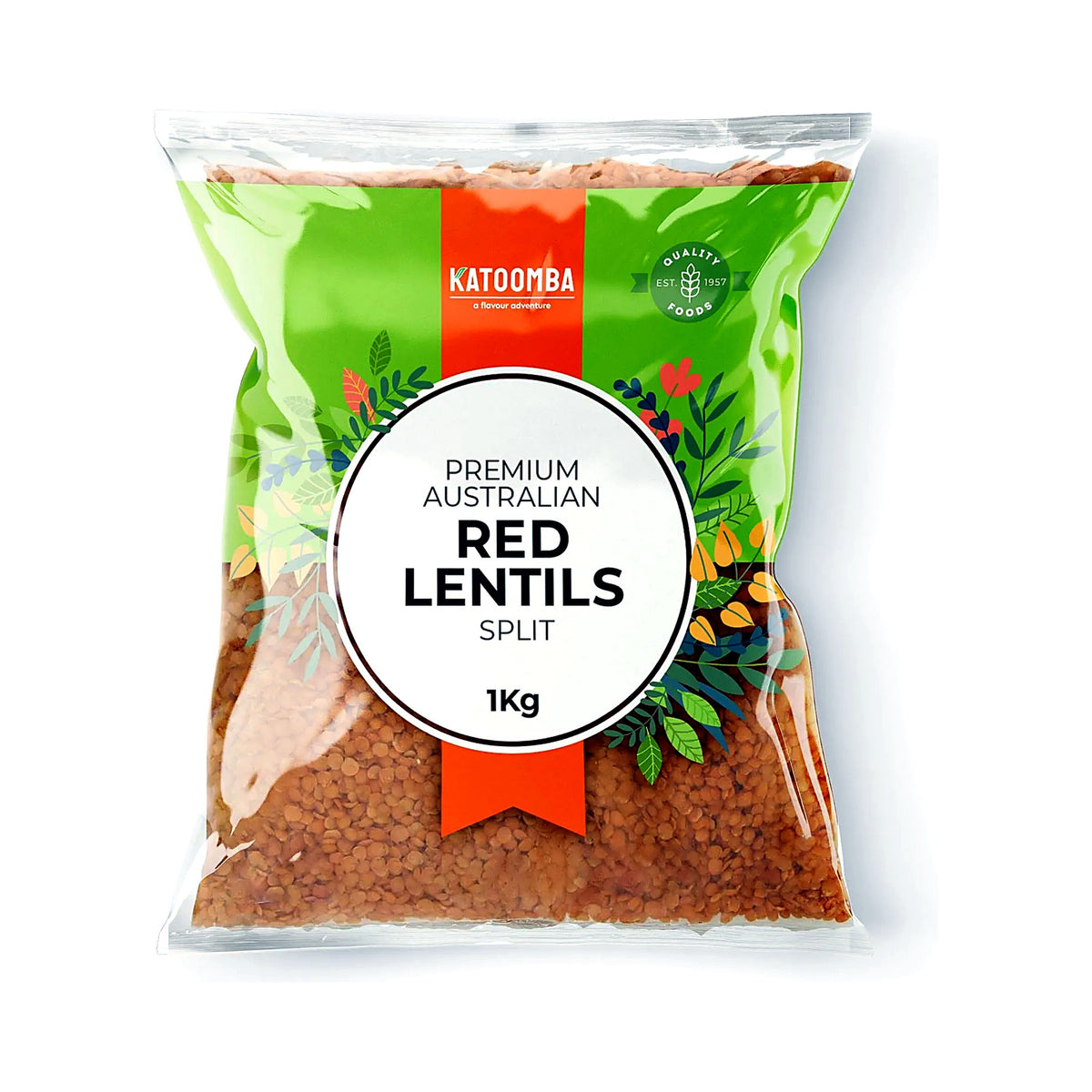 Katoomba Red Split Lentils (Masoor Dal) 1kg