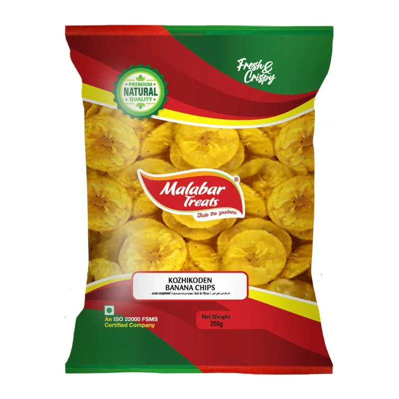 Malabar Treats Banana Chips 200g