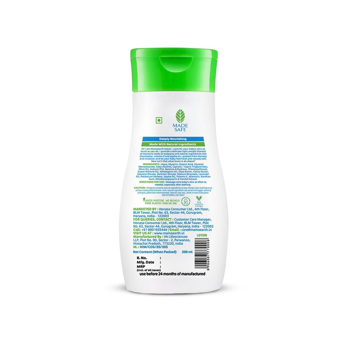 Mamaearth Moisturizing Baby Lotion 200ml