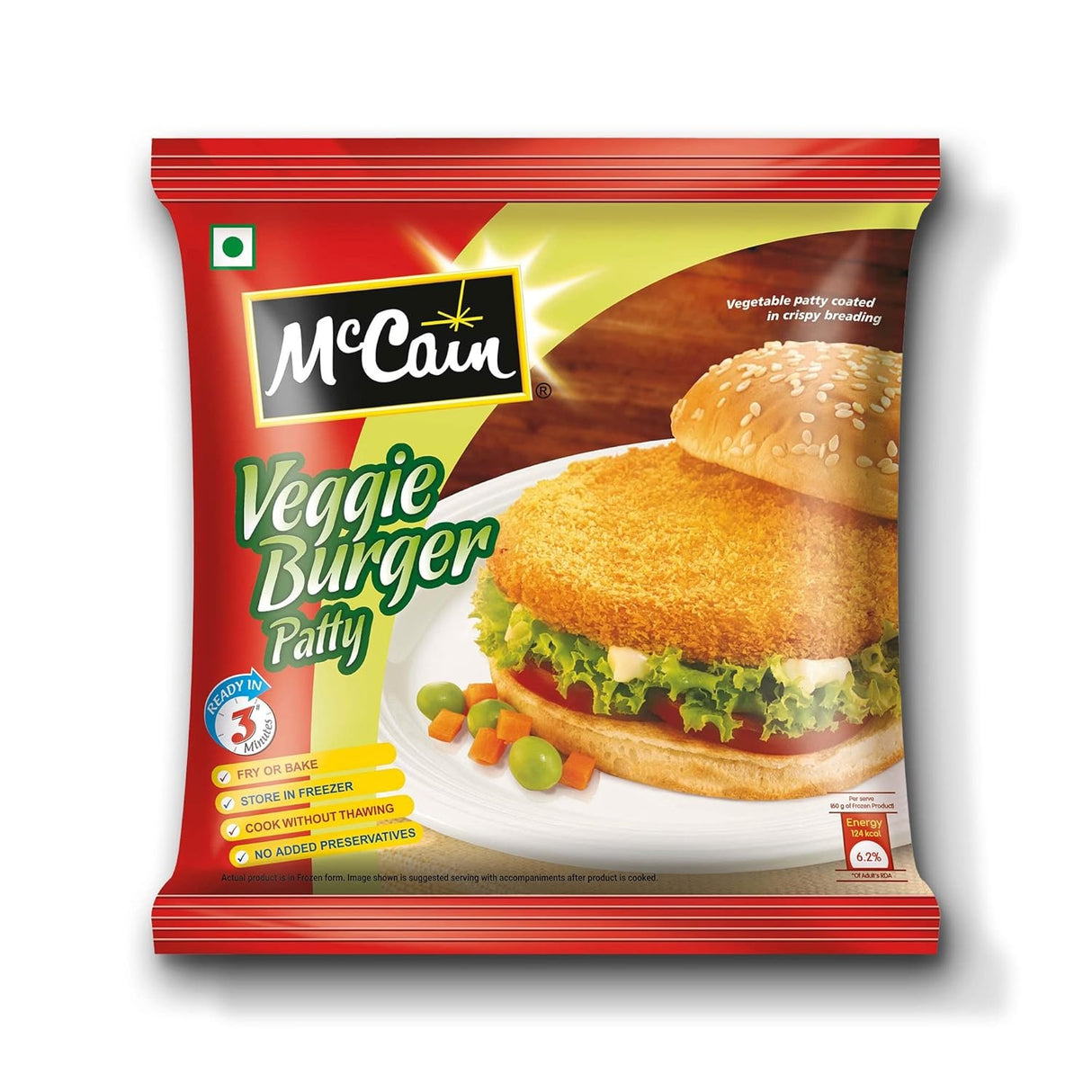 McCain Veggie Burger Patty 360g
