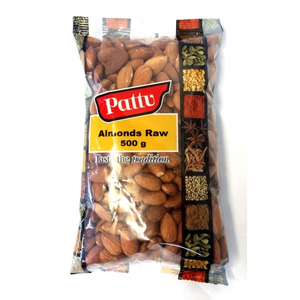 Pattu Almonds Raw 500g