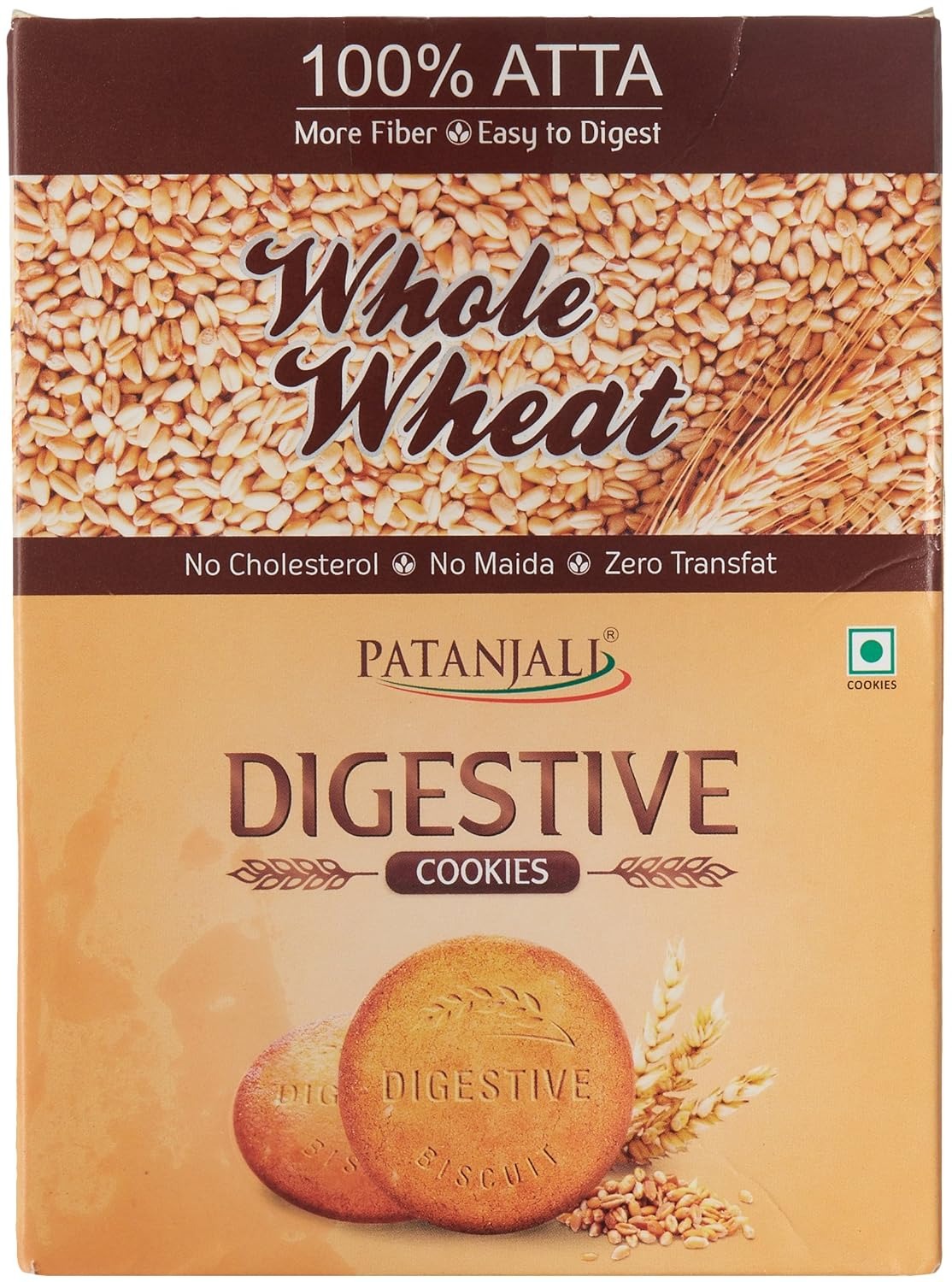 Patanjali Whole Wheat Digestive Biscuit 250g