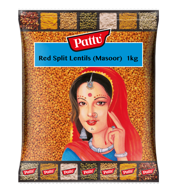 Pattu Red Split Lentils 1kg