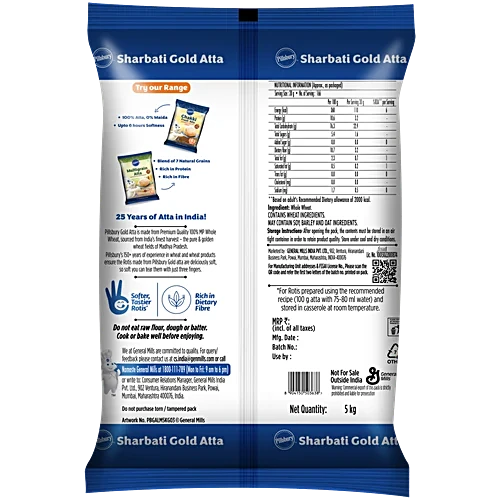 Pillsbury Gold Atta (Wheat Flour) 5kg