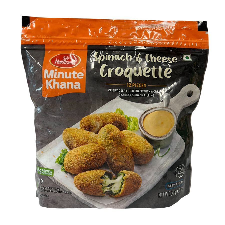 Haldiram's Spinach & Cheese Croquette 12pcs