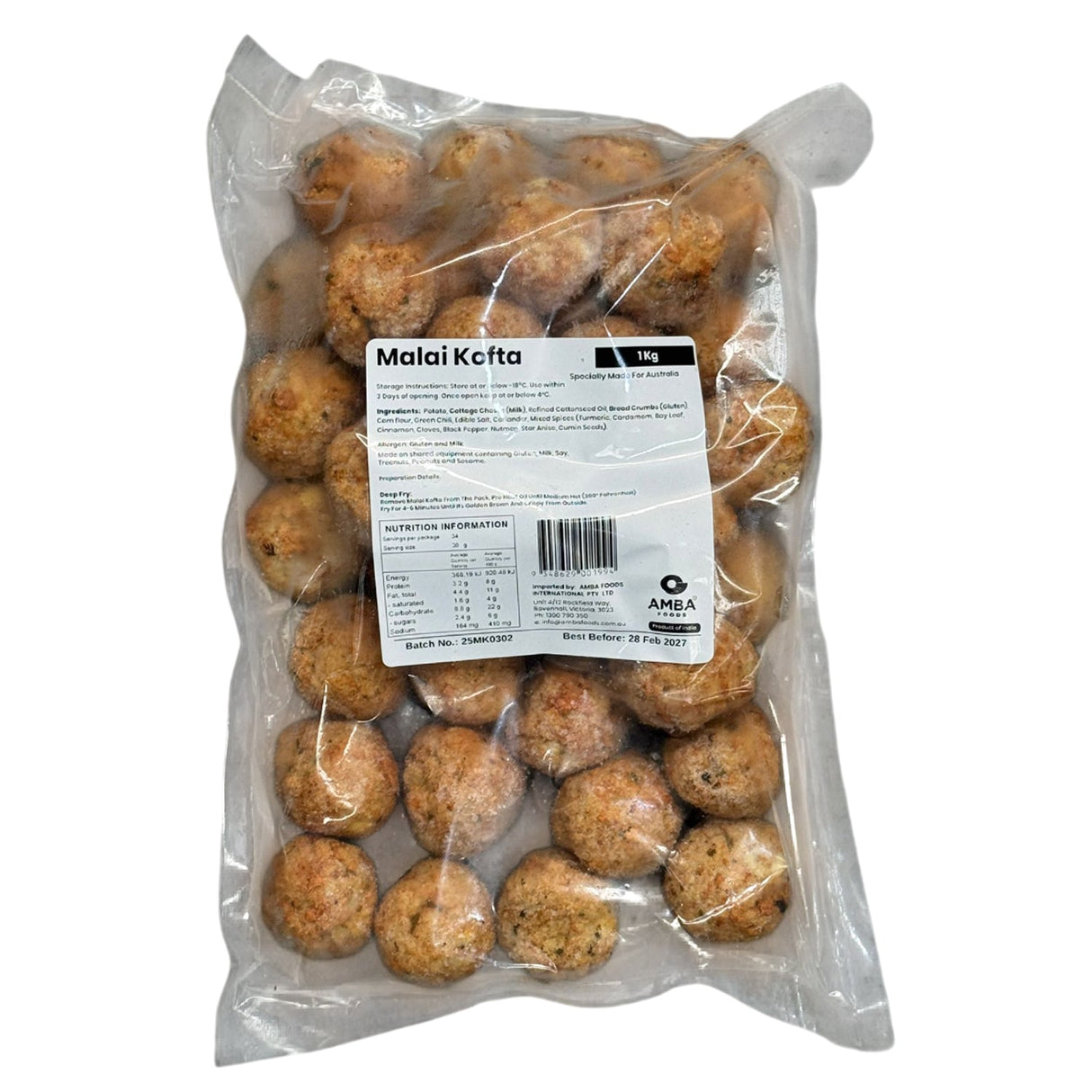 Amba Foods Malai Kofta 1kg