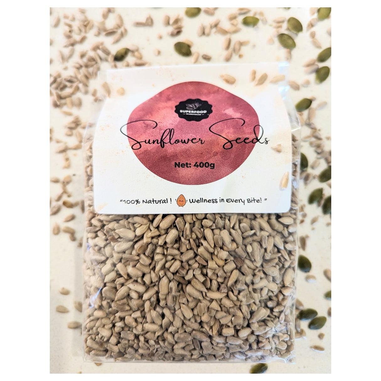Super Food Sunflowers Seeds Kernels 100% Natural 400g