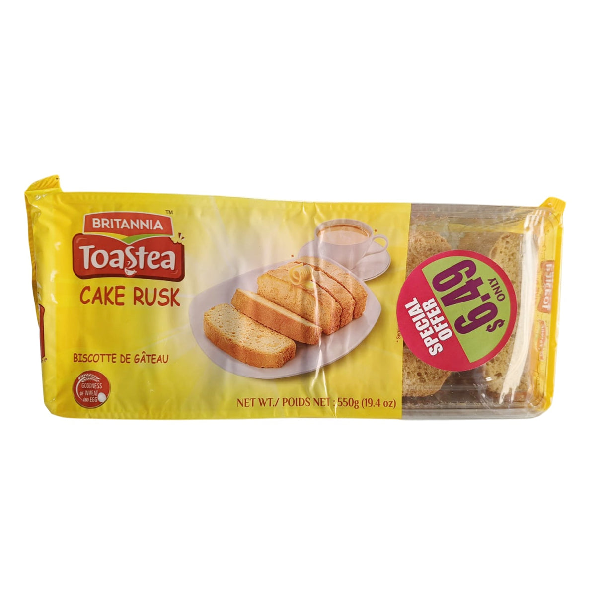 Britannia Toastea Cake Rusk 550g