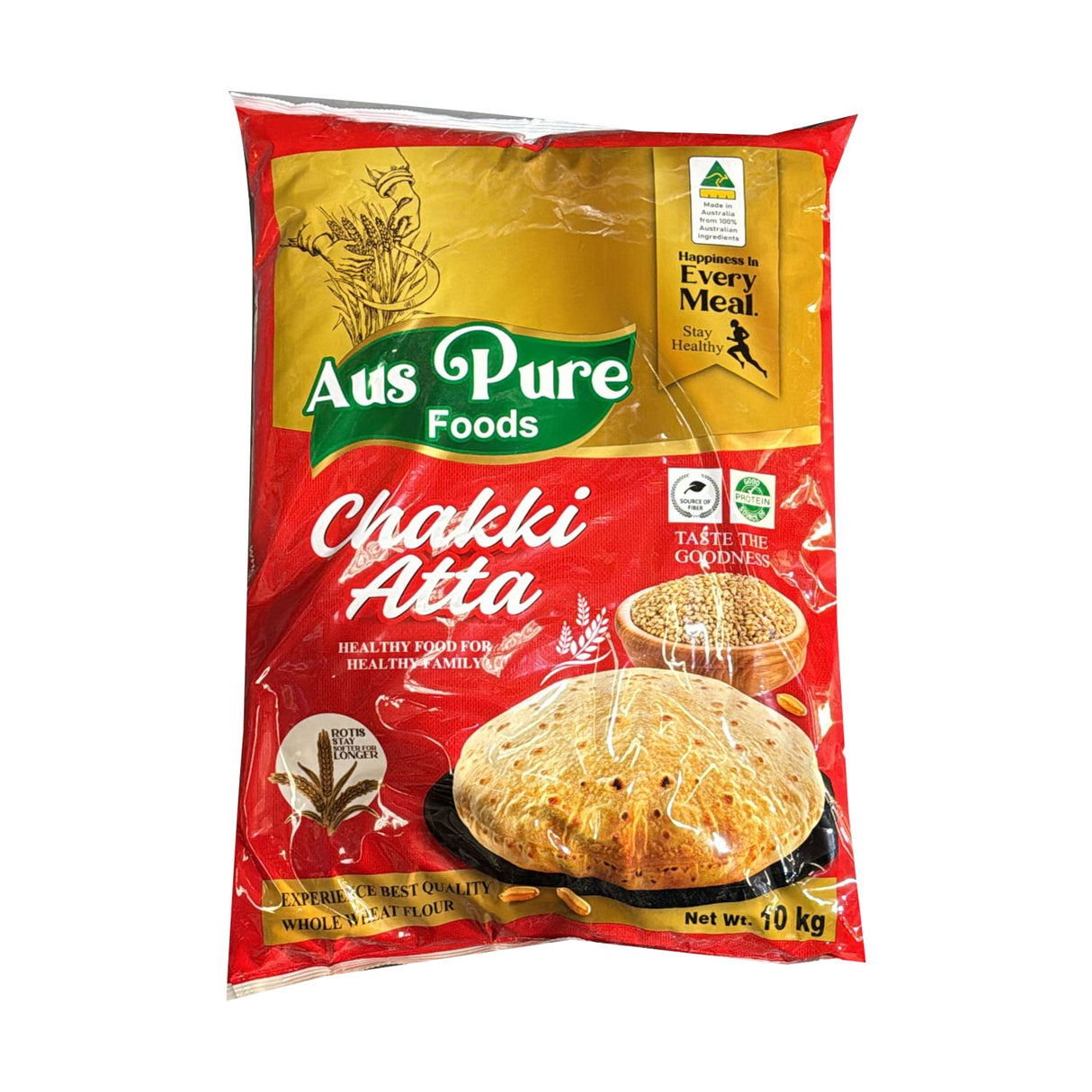 Aus Pure Foods Chakki Atta 10kg