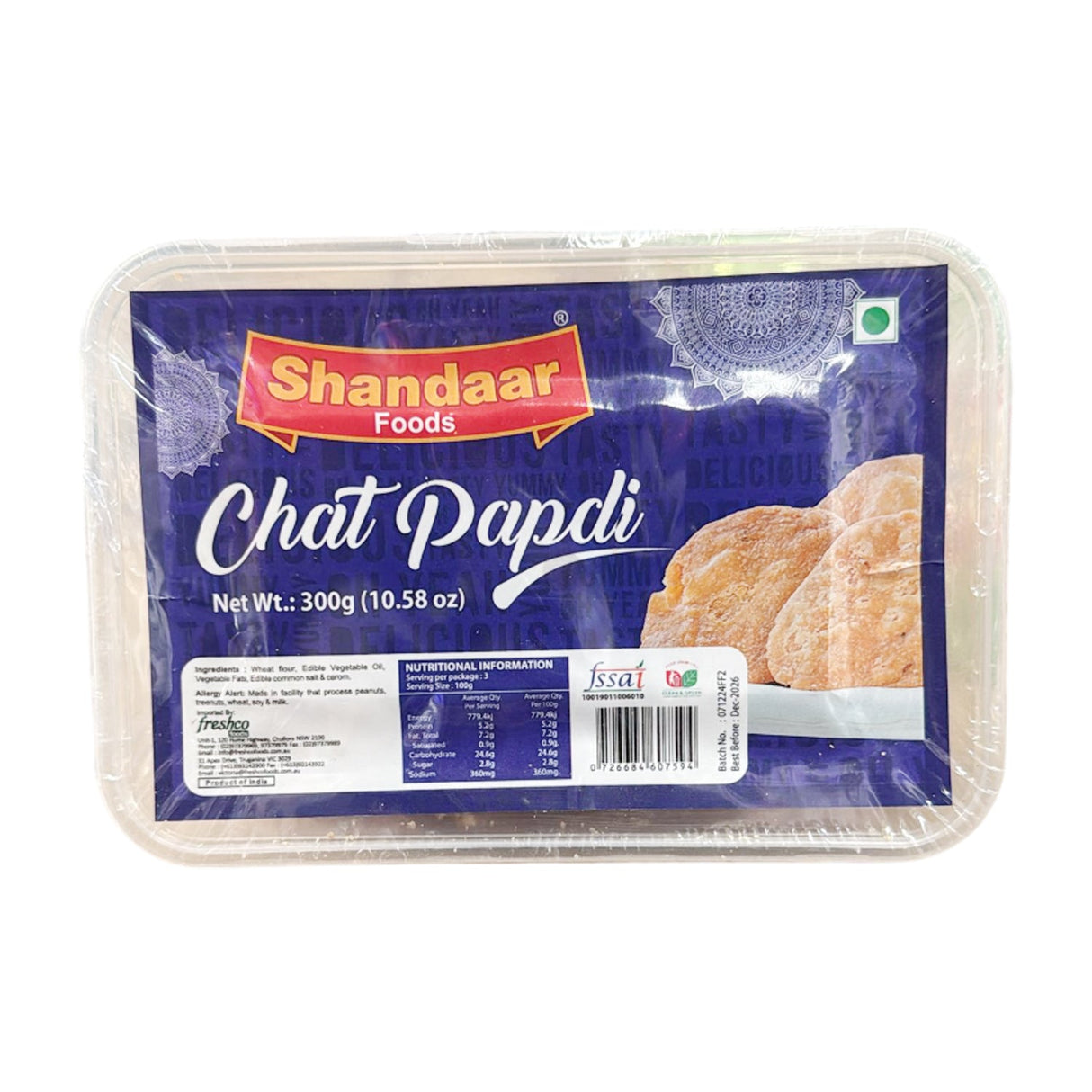 Shandar Chat Papdi 300g