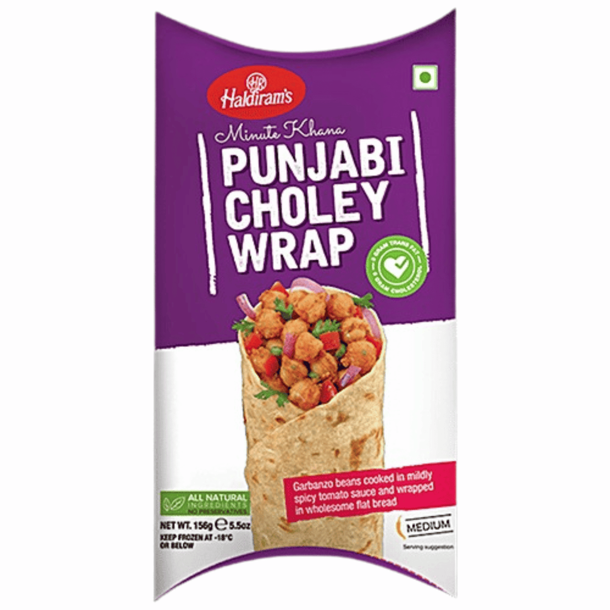 Haldiram's Punjabi Choley Wrap 156g