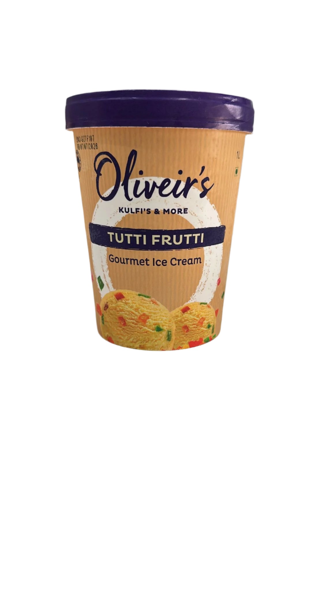 Oliveir's Tutti Frutti (Gourmet Ice Cream) 1KG