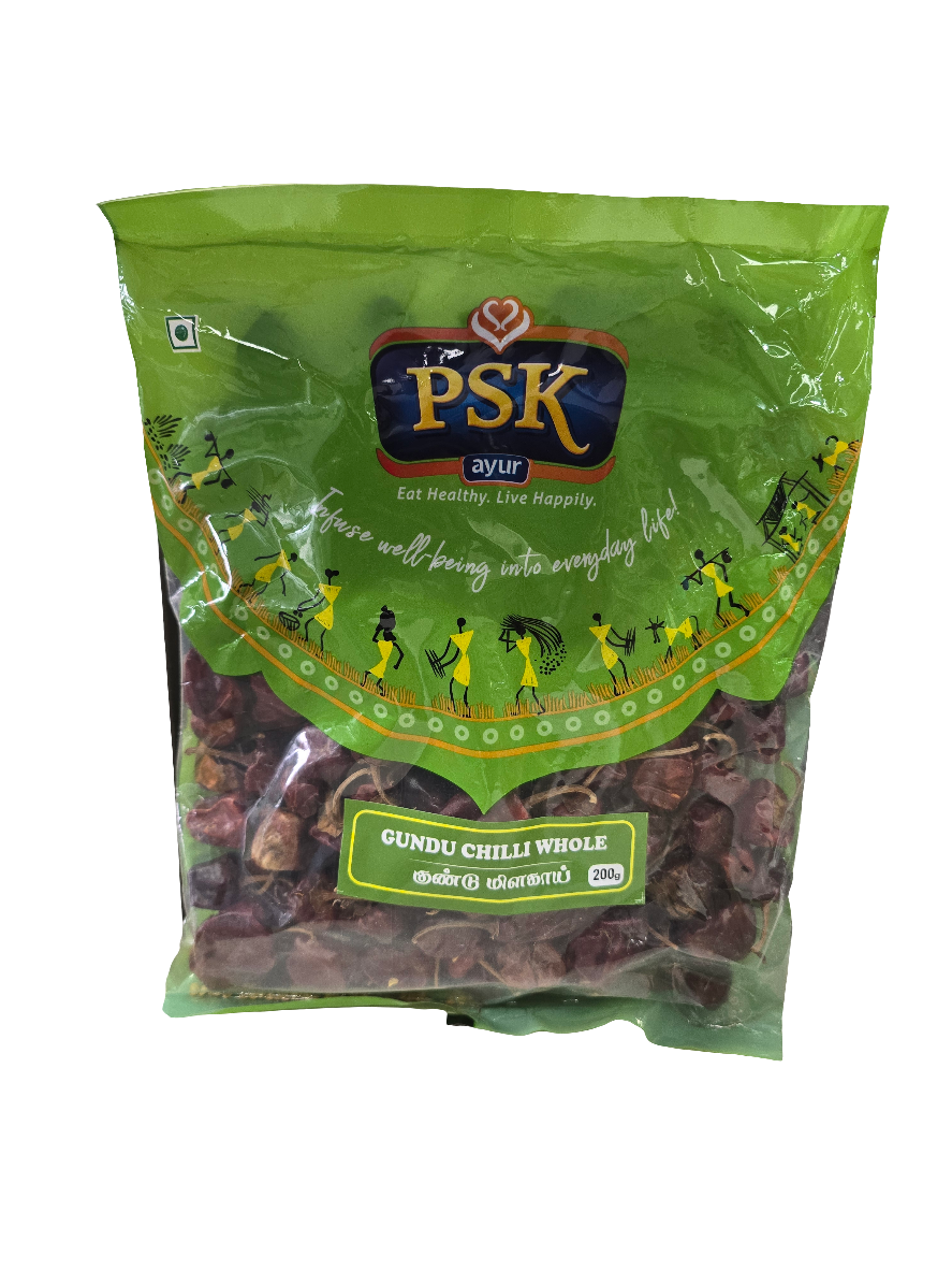 PSK Gundu (Ramnad) Chilli Whole 200g