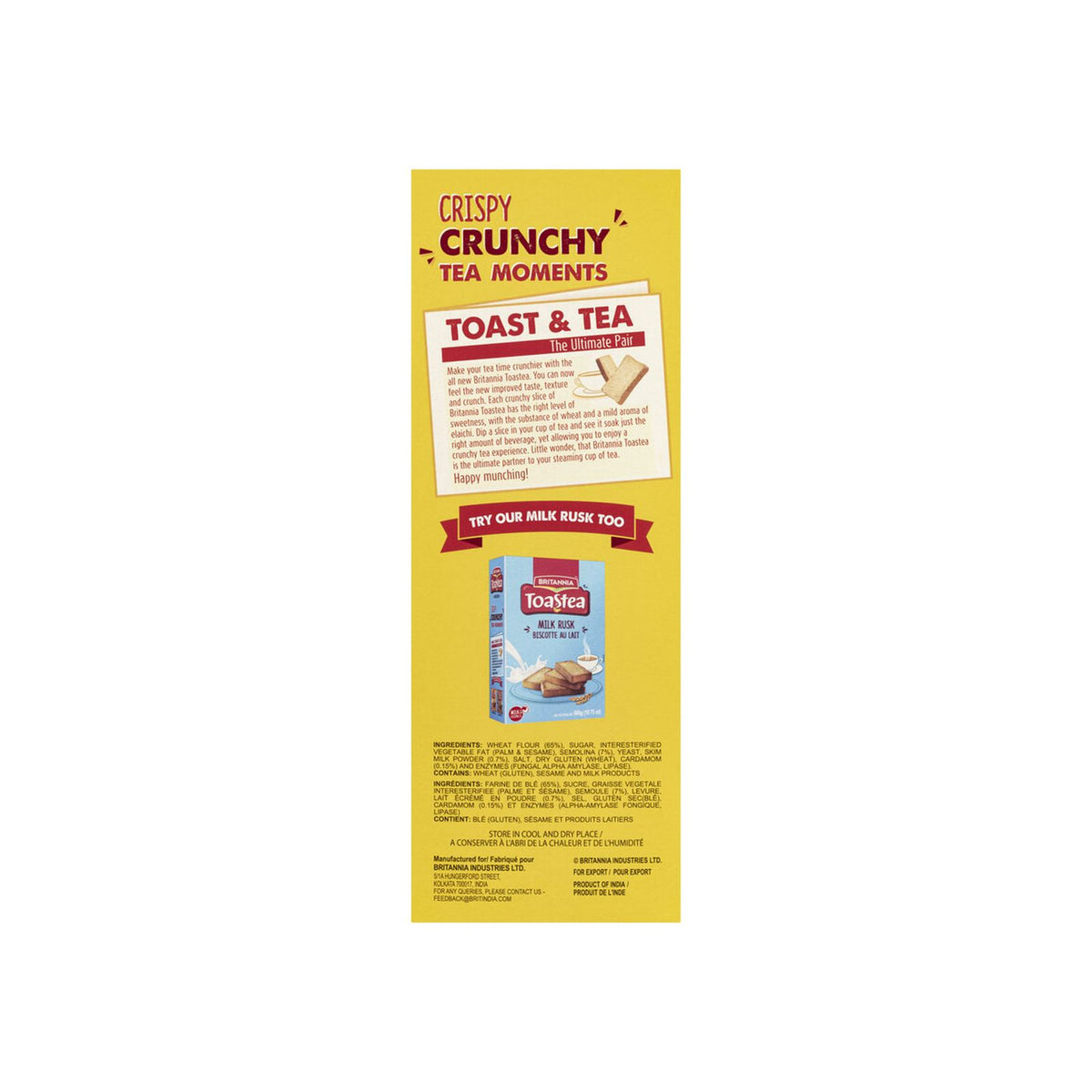 Britannia Wheat Rusk 610g (Suji)