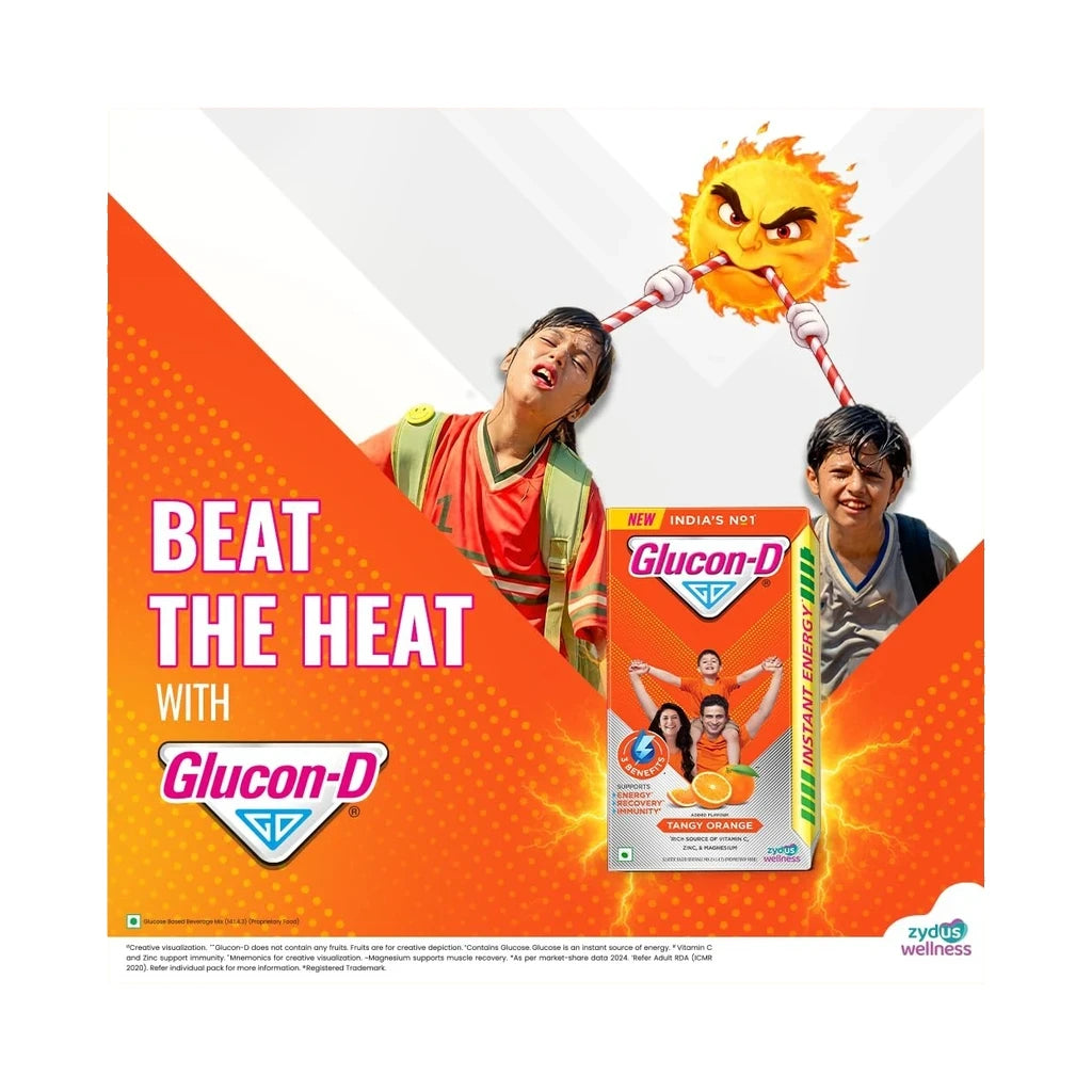Glucon D Instant energy (Tangy Orange) 200g - image 5