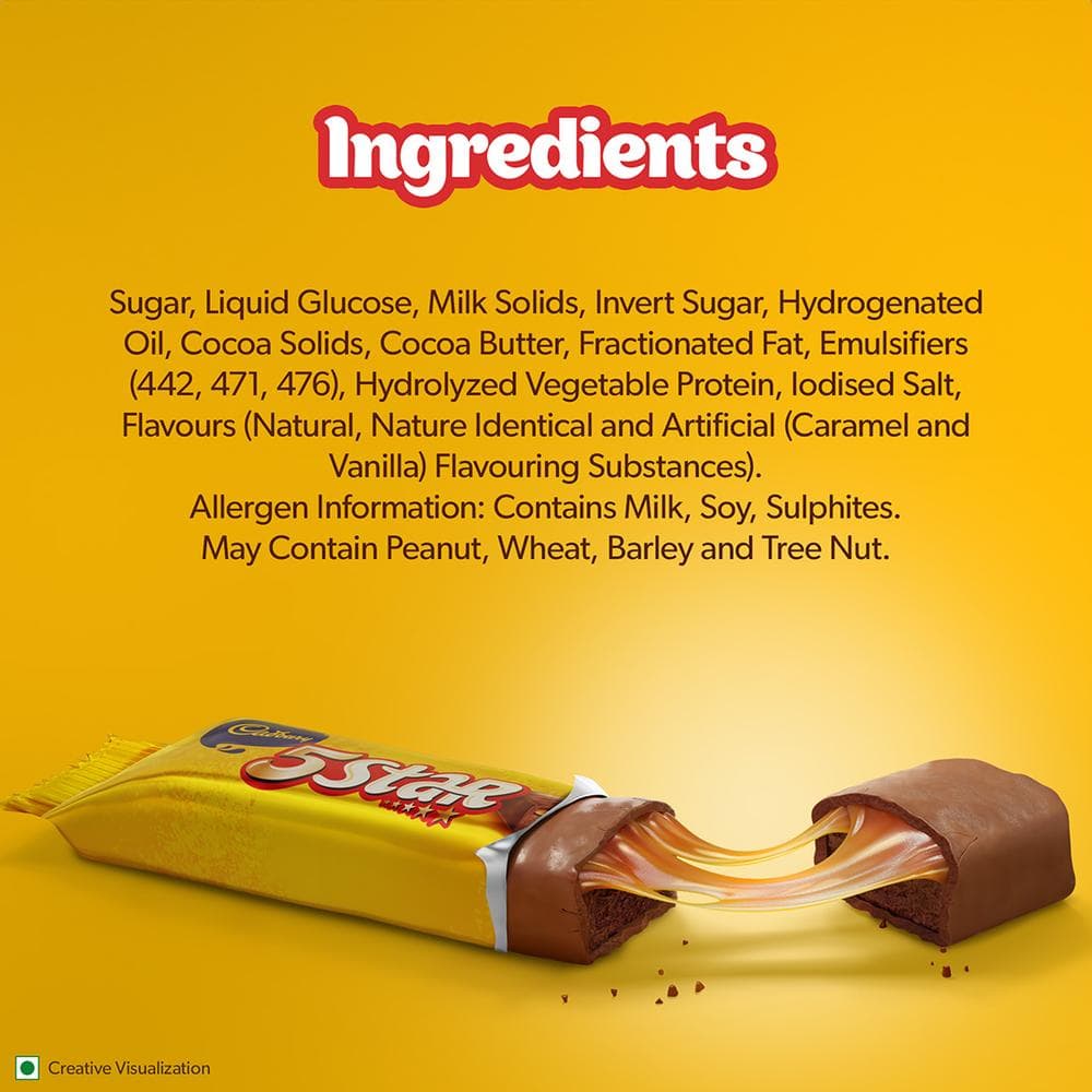 Cadbury 5 Star Chocolate 18g