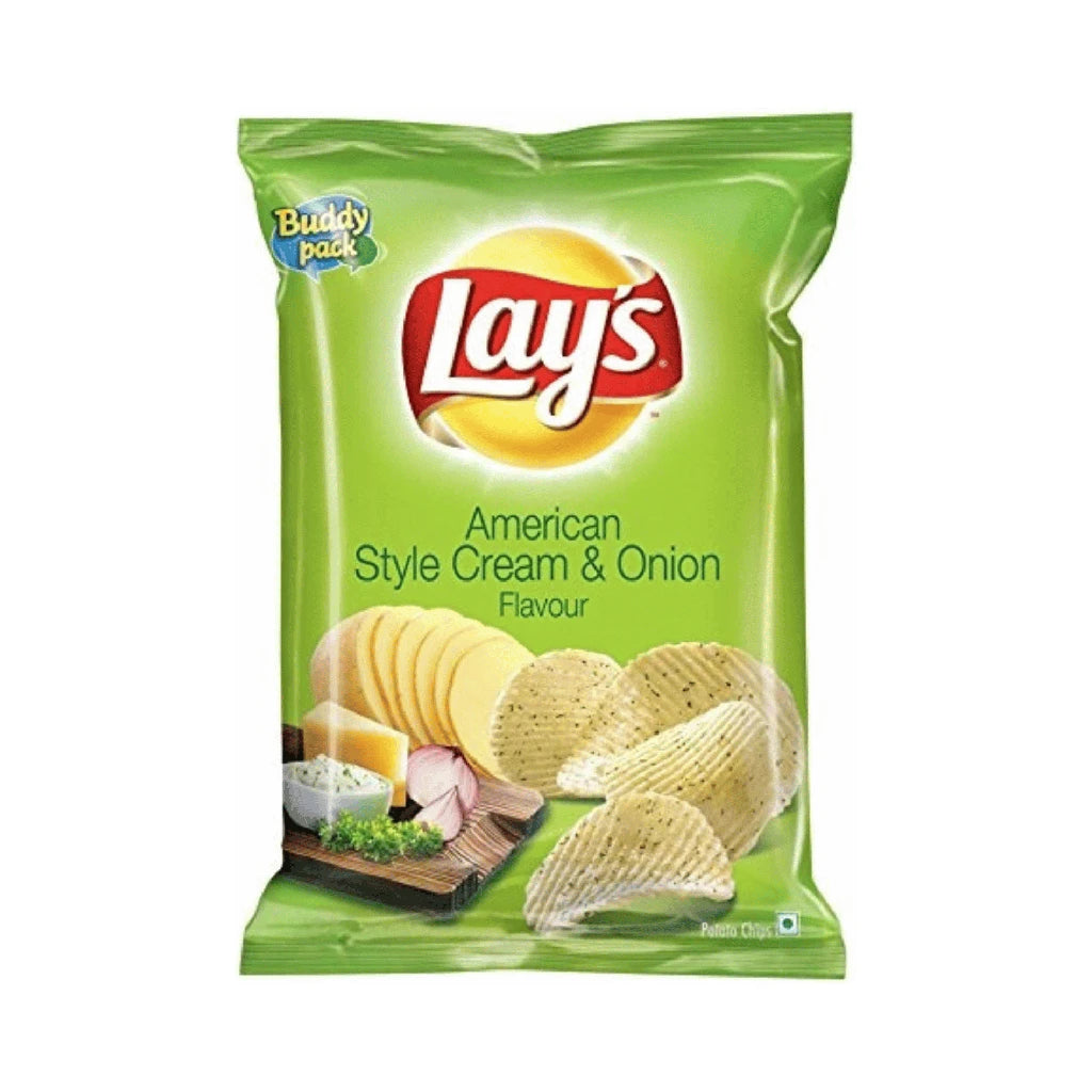 Lay's American Style Cream & Onion Chips 52g - image 1
