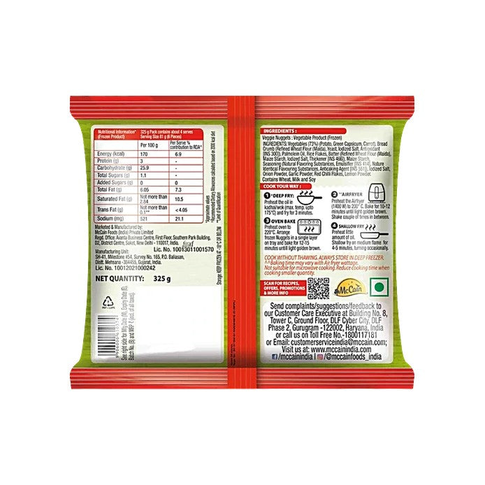 McCain Veggie Nuggets 325g