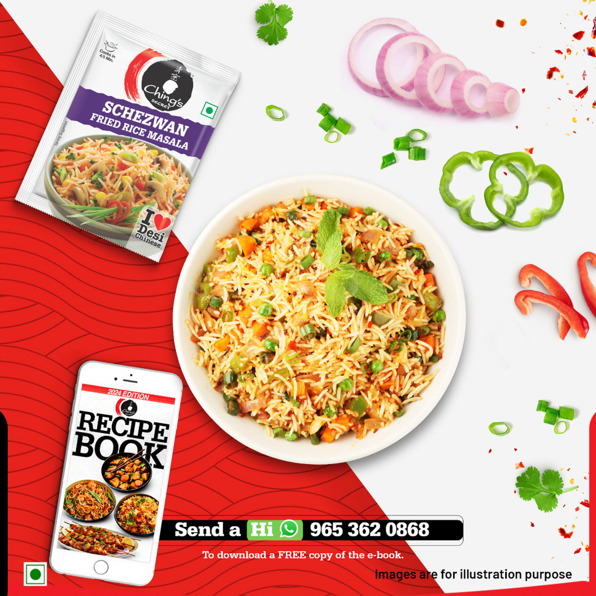 Ching's Schezwan Fried Rice Masala 20g