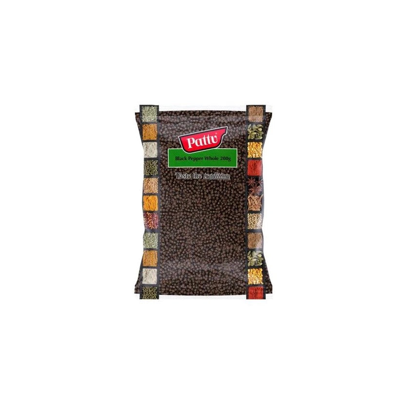 Black Pepper Whole 200g- Pattu